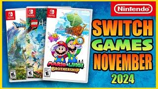 The Best New Switch Games Coming November 2024!