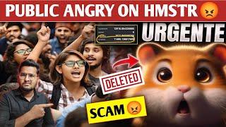 Public Angry On Hamster kombat Token  Hamster kombat Big Scam Airdrop Tokens |HMSTR update