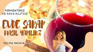 EVDE ŞARAP YAPIMI, Fermentersiz ve Hava Kilitsiz! Ekmek Mayasıyla Kolay Şarap Nasıl Yapılır? #Shorts