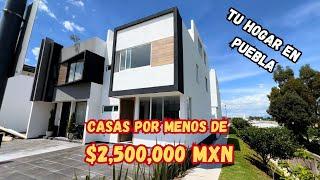 Tu Hogar en Puebla por Menos de $2.5 Millones || Descubre Estas Casas a minutos de Cholula