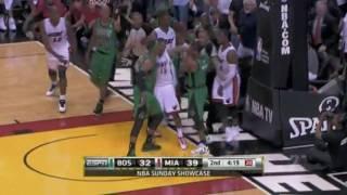 2011 Dwayne Wade and Paul Pierce FIGHT