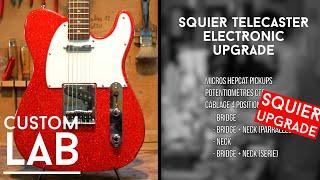 CUSTOM LAB - Upgrade d'une Squier Telecaster avec  micros Hepcat Pickups et cablage 4 positions