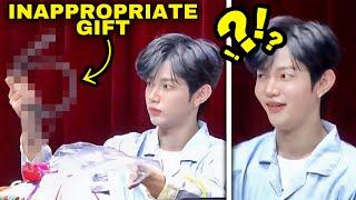 ZEROBASEONE’s Zhang Hao shocked at inappropriate gift at fansign #kpop