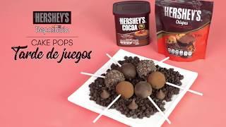 CAKE POPS: Tarde de juegos con Hershey's Repostería