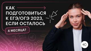 Как подготовиться к ЕГЭ и ОГЭ 2023 за 4 месяца? Презентация курса EXTRA