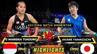 Exciting Match  Gregoria Mariska Tunjung Vs Akane Yamaguchi Ahead of Japan Masters 2024