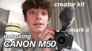 canon m50 mark ii - content creator kit UNBOXING