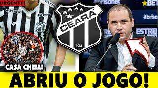 DE ÚLTIMA HORA! DIRETOR DO CEARÁ ABRE O JOGO SOBRE MOMENTO E NOVIDADES NO VOZÃO! NOTICIAS DO CEARA