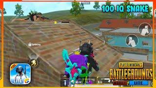 100 IQ Snake vs Techzamazing | PUBG MOBILE LITE Gameplay