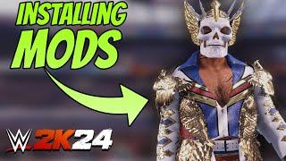 Install Mods In WWE 2K24 #wwe2k24