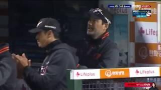 2018 한화 이글스 3위 확정 순간 캐스터 콜 (181013)