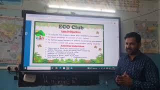 Eco club in school.