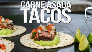 THE BEST CARNE ASADA TACOS I'VE EVER MADE | SAM THE COOKING GUY 4K