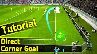 Corner goal tutorial efootball mobile 2024