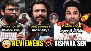 Vishwak Sen vs Reviewers - Heated Argument| #MechanicRocky | Ragadi | Poolachokka