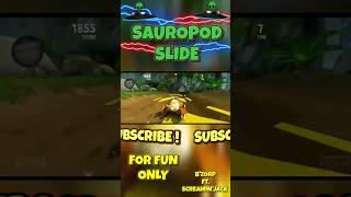 Sauropod Slide "B'zorp' #beachbuggyracing2 #hotwheels #youtubeshorts