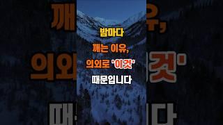 밤마다 깨는 이유, 의외로 ‘이것’ 때문입니다 #인생조언 #명언 #좋은글 #지혜