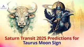 Saturn Transit 2025 Predictions for Taurus Moon Sign | Saturn Transit Taurus 2025 - 2027