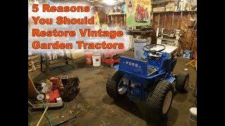 5 Reasons Why to Restore a Vintage Garden Tractor