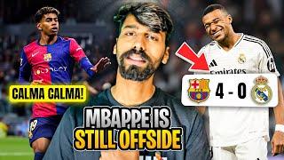 Barcelona HUMBLED Real Madrid 4-0 & Mbappe is still OFFSIDE ! Divyansh