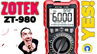 ZOTEK ZT-980 CHEAP-O Multimeter Review & Teardown!