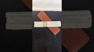 Vintage S&T Slide Ruler with Leather Case