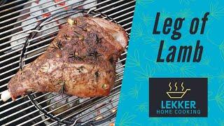 Roast Leg Of Lamb – Weber- Braai - BBQ - Barbecue - Grill | ASMR