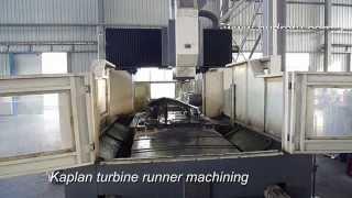 kaplan turbine runner machining