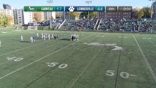 RSEQ Football D1  Ch.-Lennoxville @ Garneau [10/19/2024]