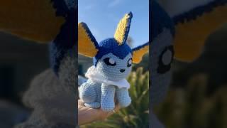 Vaporeon, my childhood favorite #pokemon #Crochet #vaporeon