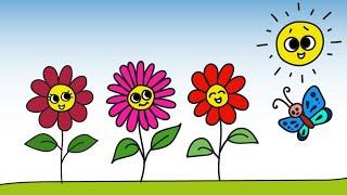 How to draw a GARDEN