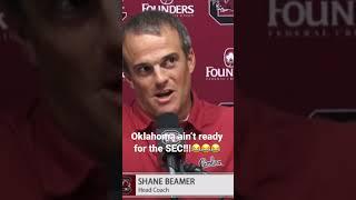 Shane Beamer: Oklahoma fans can’t match SEC fans