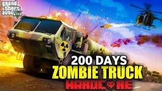 200 DAYS ON A MEGA TRUCK IN A ZOMBIE APOCALYPSE IN GTA 5