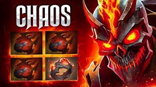 x3 Hearts Chaos Knight +8000 Health Raid Boss 47 Kills | Dota 2 Gameplay