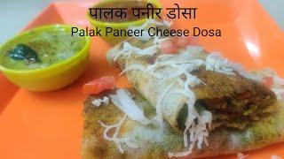 Palak Paneer Dosa|Palak Paneer Cheese Dosa| Shraddha's Kitchen Recipe| Ep -6