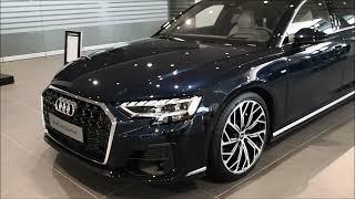 SUPER LUXURY 2024 Audi A8L Night blue  60TFSI with Audi exclusive interior