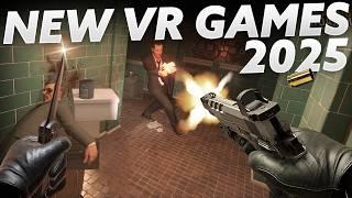 NEW VR GAMES COMING UP IN 2025! Meta Quest 3, PSVR 2 & PCVR