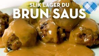 Oppskrift på klassisk brun saus. Lag den én gang og husk den resten av livet | TINE Kjøkken