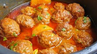 Perfect Mutton Kofta Curry ( Meatballs ) ️ | Agar Apke Kofte Toot Jaate Hain To Iss Tarah Banayein