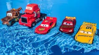 Disney Pixar Cars Lightning Mcqueen, Dinoco, Mater, Hudson, Axlerod, Finn, Frank, Guido, Mack, Shu