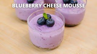 BLUEBERRY CHEESE MOUSSE