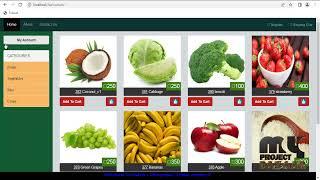 PHP-Online Shopping Of Agricultural Products-MyProjectBazaar