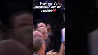 Steph curry’s handshake with his daughter️