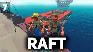 Ныряем на стройке  Raft [PC 2018] #7