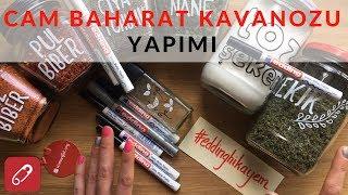 Cam Boyama / Güzel Yazı / Kavanoz Süsleme / Cam Baharat Kavanozu Süsleme | 10marifet