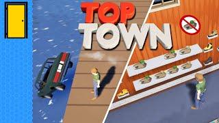 My Car Is In The Sea And I Can't Buy A Wooden Duck | Top Town (Life Sim Game - Demo)