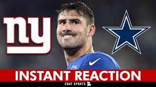 The Daniel Jones Experiment Is OVER! Giants vs. Cowboys Highlights + Malik Nabers Injury News