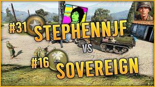 CoH3 1v1 | Cast | StephennJF (USF) vs Sovereign (DAK)