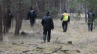 Polizei sucht Waldstück nahe Storkow ab