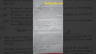 ICAI CA FOUNDATION BUSINESS LAW PAPER JUNE2022/#viral #shorts #icai #icai